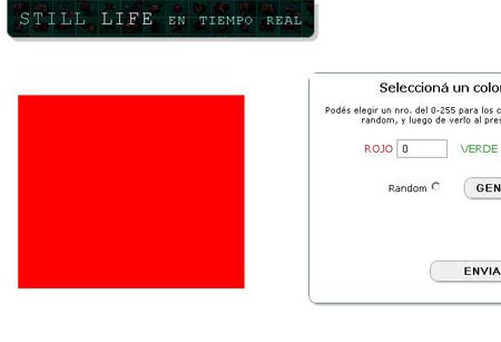 La activacion del espacio virtual se materializa con un color